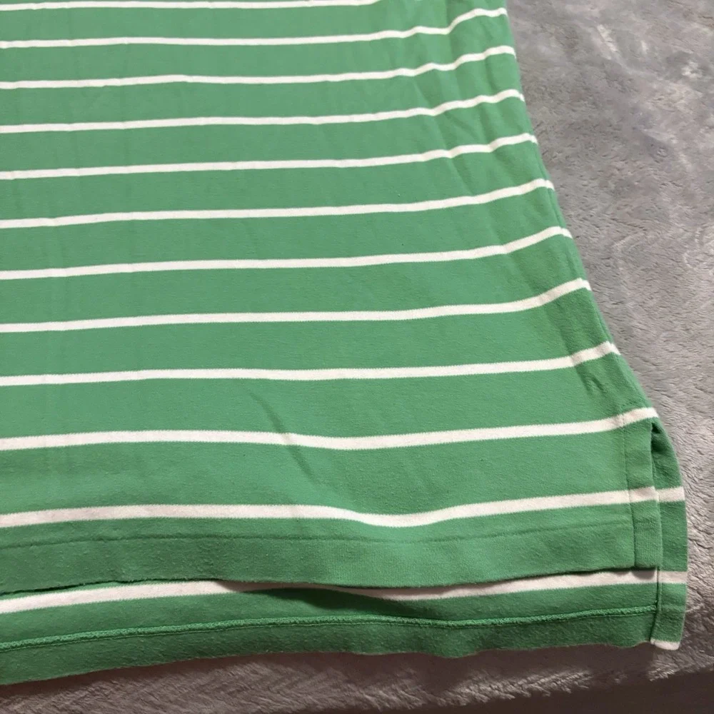Polo Ralph Lauren Men's XL Short Sleeve Green & White Polo Shirt